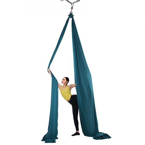 Aerial Silk Yoga Swing 87 Yards Aerial Yoga Hammock Kit with 100gsm