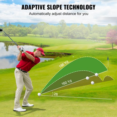 Golf Rangefinder 1300 Yards Laser Golfing Hunting Range Finder 6X