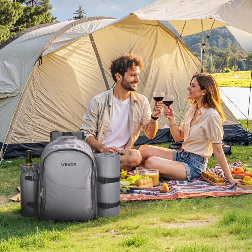 Picnic Backpack Beach Picnic Backpack Bag for 2 Person with Insulated