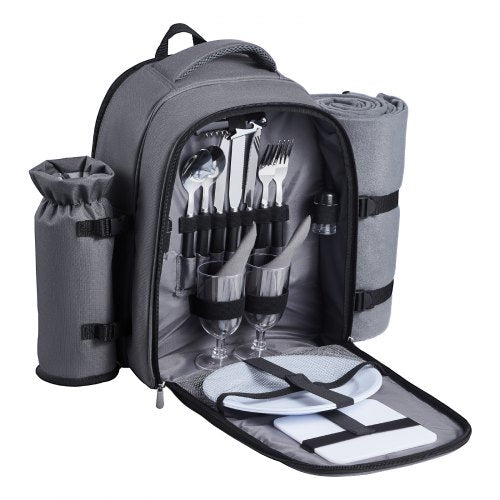 Picnic Backpack Beach Picnic Backpack Bag for 2 Person with Insulated