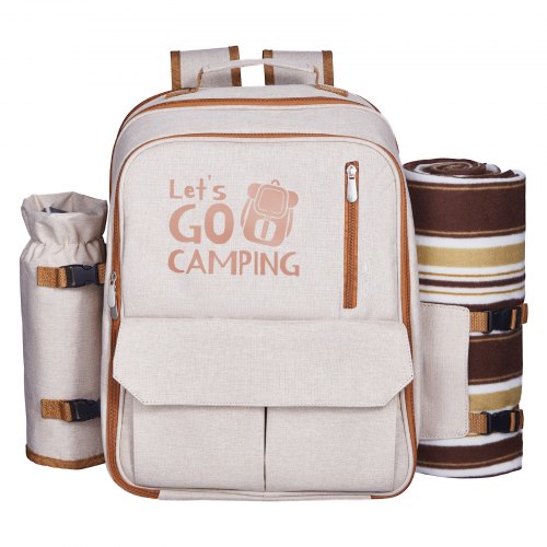 Picnic Backpack Beach Picnic Backpack Bag for 4 Person with Insulated