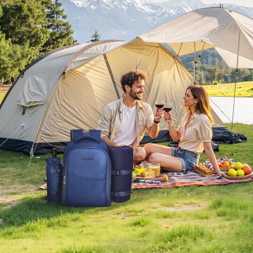 Picnic Backpack Beach Picnic Backpack Bag for 2 Person with Insulated