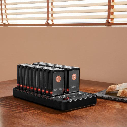 Restaurant Pager System Wireless 400m Long Range Lineup Waiting Queue