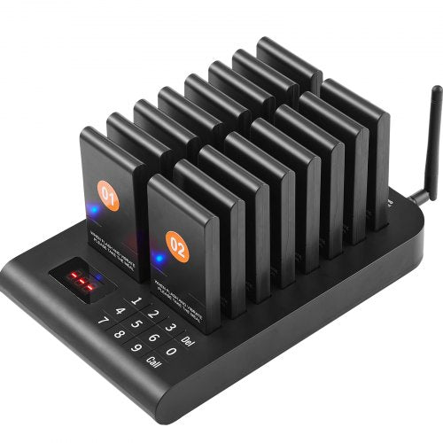 Restaurant Pager System Wireless 500m Long Range Lineup Waiting Queue