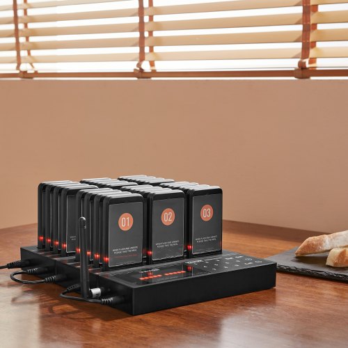 Restaurant Pager System Wireless 400m Long Range Lineup Waiting Queue