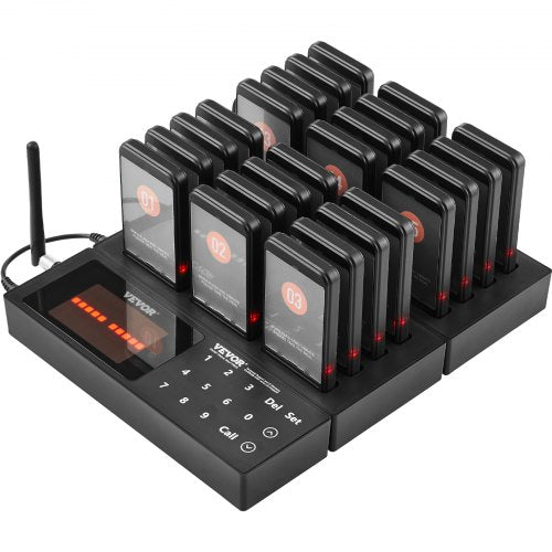 Restaurant Pager System Wireless 400m Long Range Lineup Waiting Queue