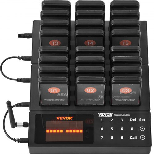 Restaurant Pager System Wireless 400m Long Range Lineup Waiting Queue