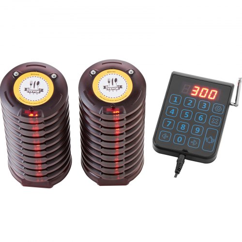 Restaurant Pager System Wireless 500m Long Range Lineup Waiting Queue