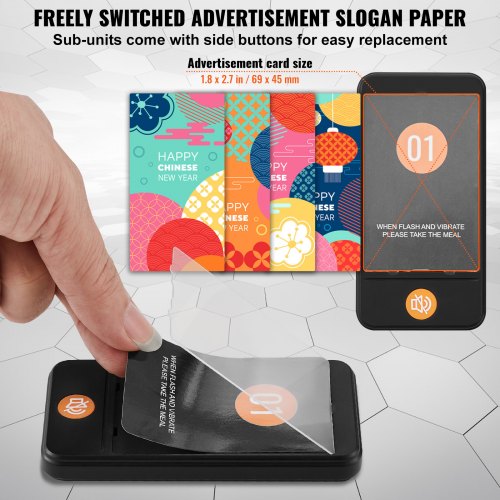 Restaurant Pager System Wireless 400m Long Range Lineup Waiting Queue