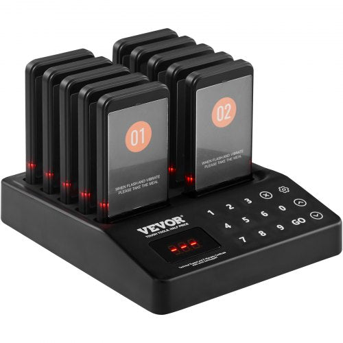 Restaurant Pager System Wireless 400m Long Range Lineup Waiting Queue