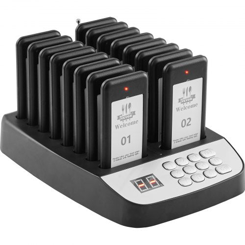 Restaurant Pager System Wireless 500m Long Range Lineup Waiting Queue