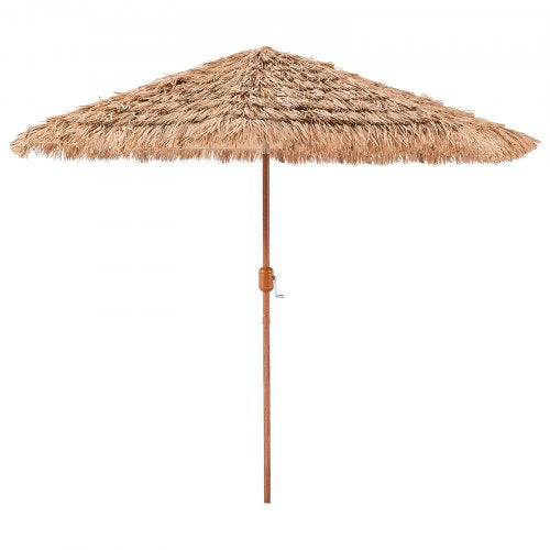 Tiki Umbrella 9 ft Thatched Patio Umbrella with Tilt Hawaiian Style Beach