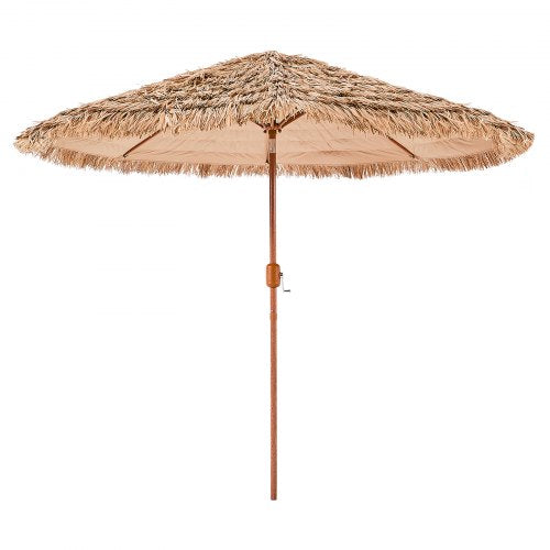 Tiki Umbrella 9 ft Thatched Patio Umbrella with Tilt Hawaiian Style Beach