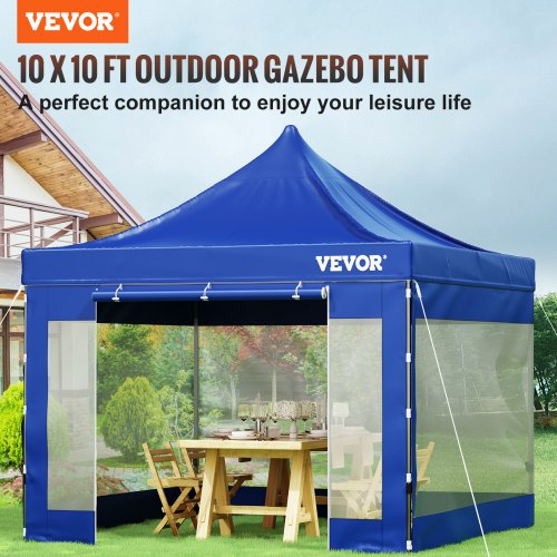Pop Up Canopy Tent 10 x 10 FT Outdoor Patio Gazebo Tent with Removable