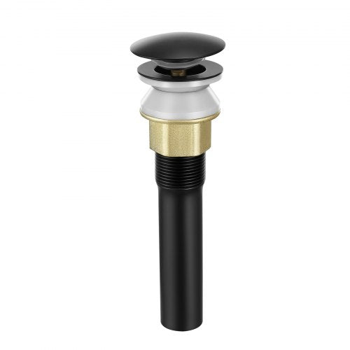 Bathroom Sink Drain with Overflow Brass and 304 Stainless Steel Pop Up Drains