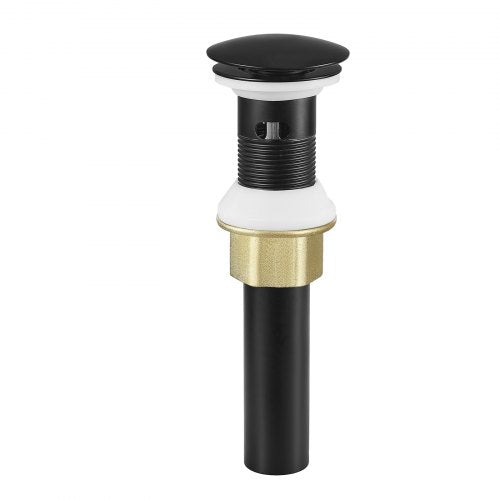 Bathroom Sink Drain with Overflow Brass and 304 Stainless Steel Pop Up Drains