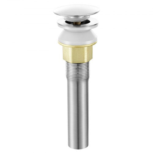 Bathroom Sink Drain Without Overflow Brass and 304 Stainless Steel Pop Up Drains