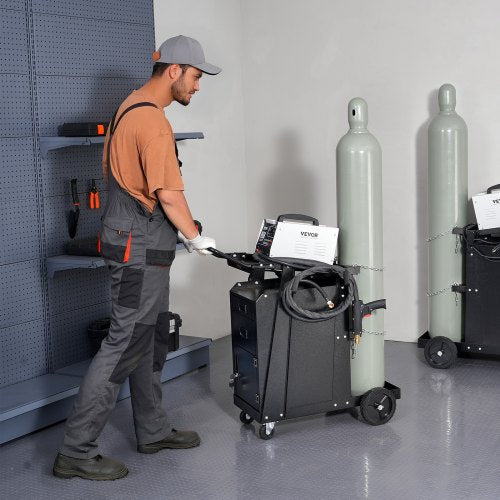 Welding Cart 2 Drawers Welder Cart Heavy Duty with AntiTheft Lockable