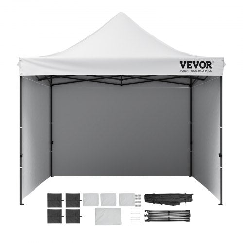 10x10 FT Pop up Canopy with Removable Sidewalls Instant Canopies Portable