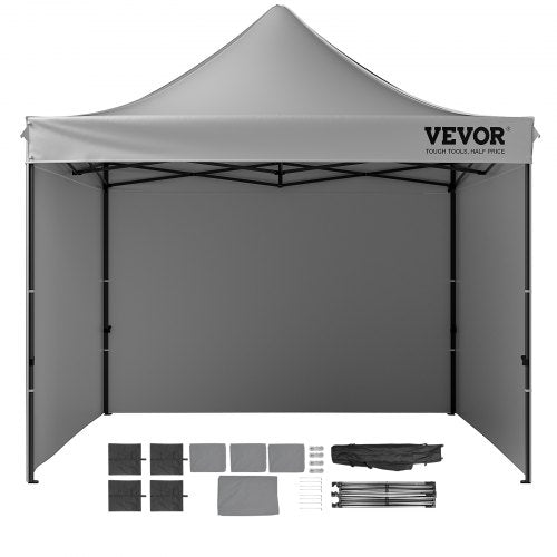 10x10 FT Pop up Canopy with Removable Sidewalls Instant Canopies Portable