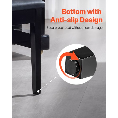 Piano Bench 22 x 1378 x 19 Keyboard Piano Chair with HighDensity