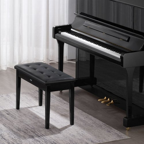 Piano Bench 295 x 14 x 19 Duet Keyboard Piano Chair with HighDensity