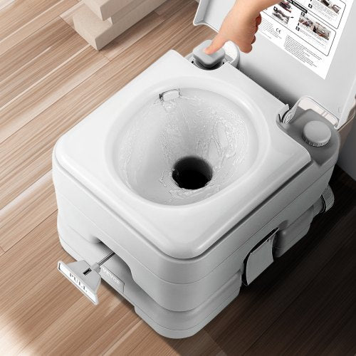 Portable Toilet for Camping with Carry Bag RV Toilet with 3.2 Gal Waste