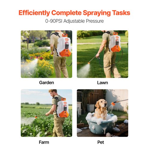 Battery Powered Backpack Sprayer 4 Gallons Electric Backpack Sprayer 2