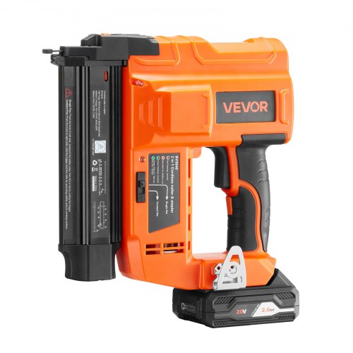 2In1 Cordless Brad Nailer 18 Gauge 20V Battery Powered Nail Gun And Staple