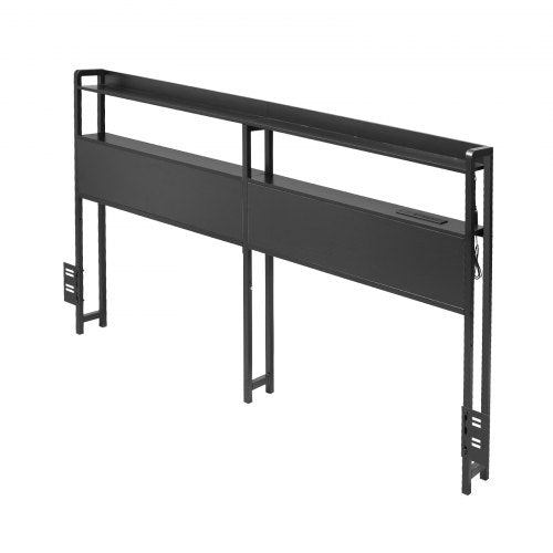 Headboard for Queen Size Bed Adjustable Height Headboard with 2 Shelves