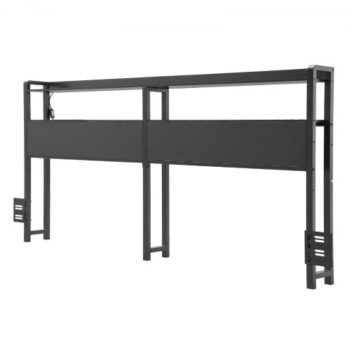 Headboard for Queen Size Bed Adjustable Height Headboard with 2 Shelves