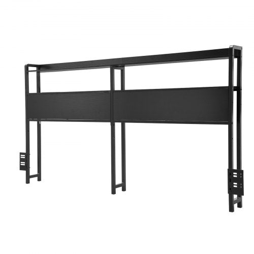 Headboard for King Size Bed Adjustable Height Headboard with 2 Shelves
