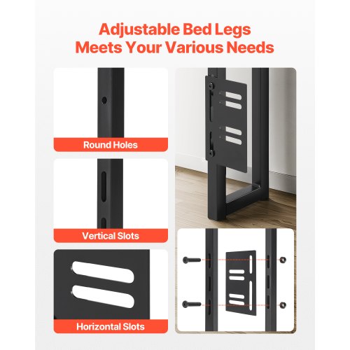 Headboard for King Size Bed Adjustable Height Headboard with Storage Shelf