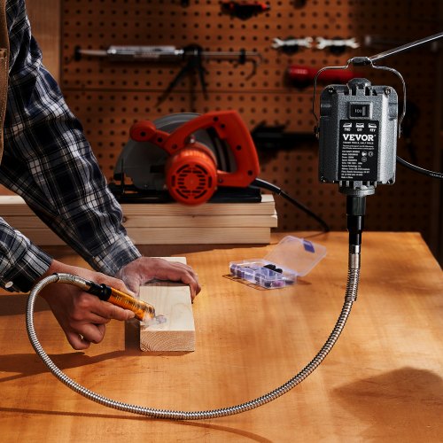 Flex Shaft Grinder 1000W 30000RPM Electric Flex Shaft Rotary Tool Carver