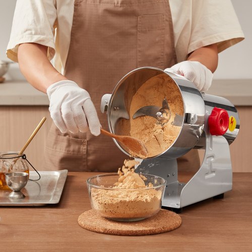 1000g Electric Grain Mill Grinder High Speed 3000W Commercial Spice