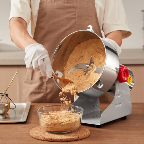 2500g Electric Grain Mill Grinder High Speed 3400W Commercial Spice