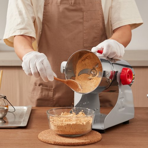 300g Electric Grain Mill Grinder High Speed 1500W Commercial Spice