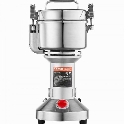 550g Electric Grain Mill Grinder High Speed 2000W Commercial Spice