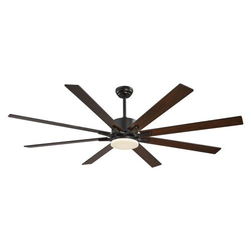 72 In Ceiling Fan with Light 6Speed Remote Control Dimmable 3Color