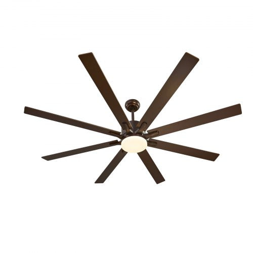 72 In Ceiling Fan with Light 6Speed Remote Control Dimmable 3Color