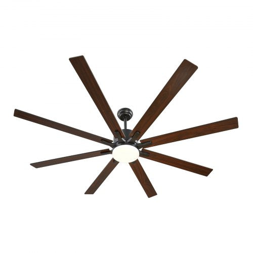 72 Inch Ceiling Fan with Light 6Speed Remote Control Dimmable 3Color
