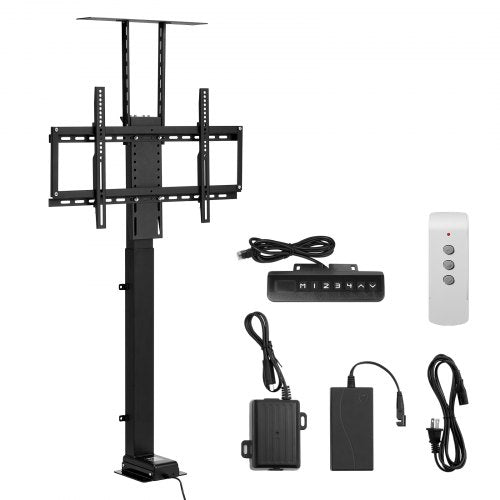 Motorized TV Lift Stand 120 lbs max Load Adjustable TV Lift Stand Mount