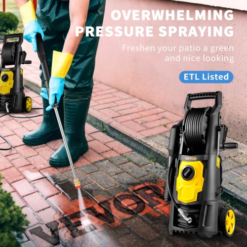 Electric Pressure Washer 2000 PSI Max 165 GPM Power Washer with 30 ft