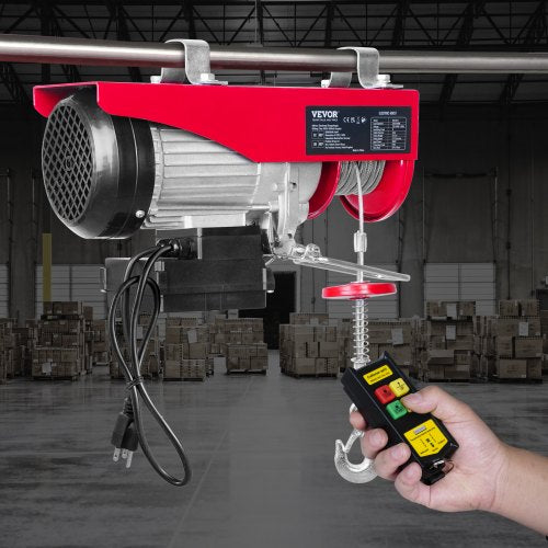 Wireless Electric Hoist 440 lbs 110V Electric Steel Wire Winch with Wireless