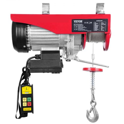 Wireless Electric Hoist 440 lbs 110V Electric Steel Wire Winch with Wireless