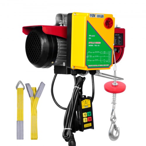 Wireless Electric Hoist 440 lbs 110V Electric Steel Wire Winch with Wireless