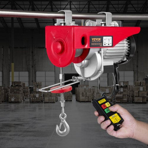 Tuspuzz Electric Hoist 880 lbs Lifting Capacity 850W 110V Electric Steel
