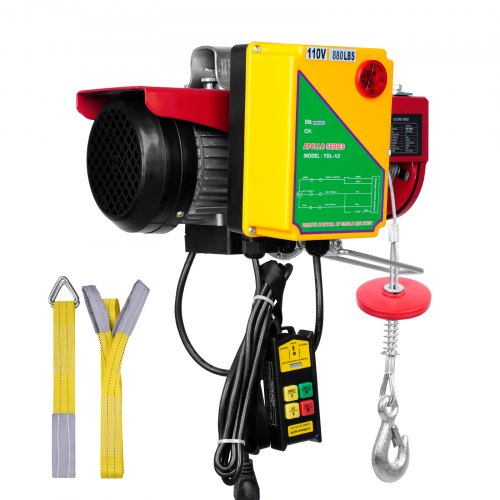 Tuspuzz Electric Hoist 880 lbs Lifting Capacity 850W 110V Electric Steel