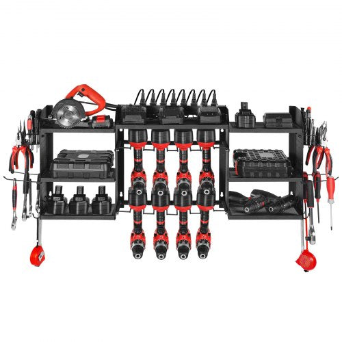 Power Tool Organizer with Charging Station 3Layer Power Tool Battery