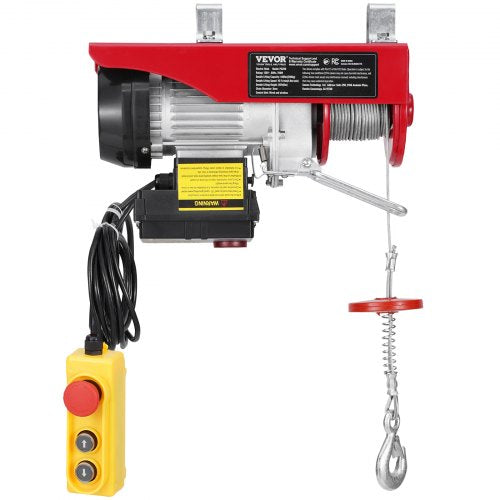 Electric Hoist 440 lbs 120V Electric Winch with 328 ft Wireless 14 ft